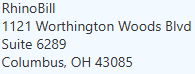 Mailing Address